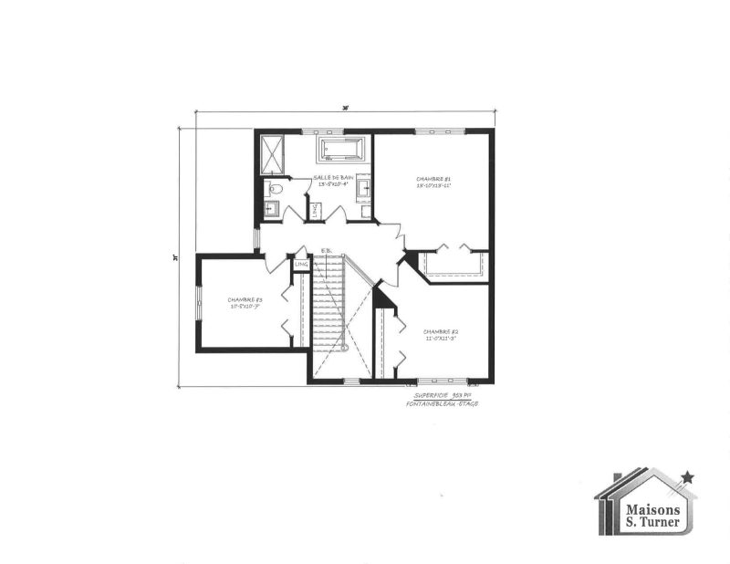 FONTAINEBLEAU PLAN ÉTAGE