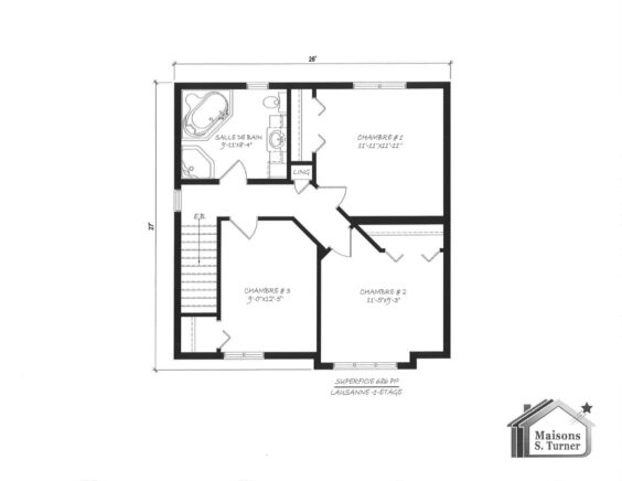 LAUSANNE PLAN ÉTAGE
